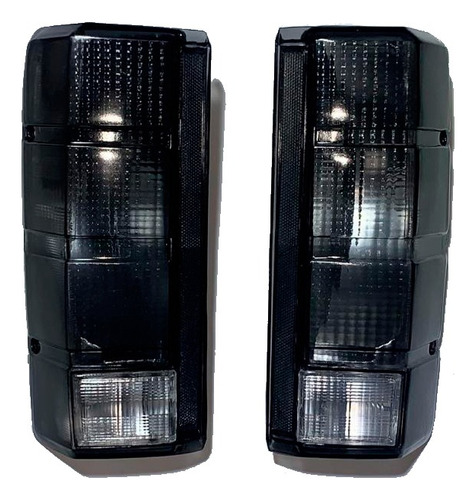 Juego De Calaveras Para Ford Pickup 8086 De Led Mica Humo