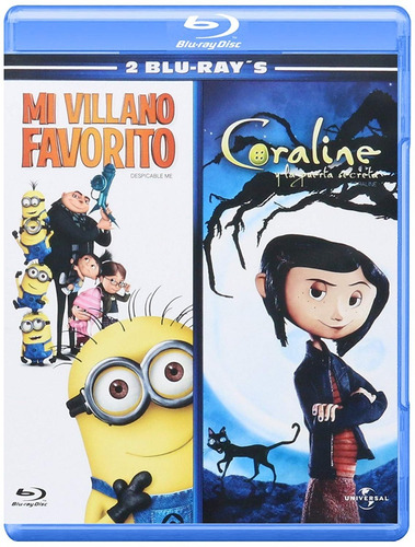 Coraline / Mi Villano Favorito Peliculas Bluray