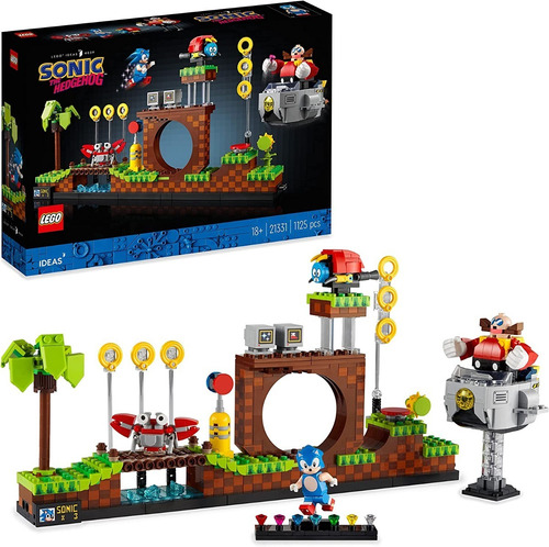 Kit Lego Sonic The Hedgehog Green Hill Zone 21331 1125 Pzas