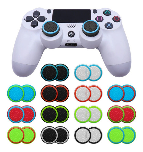 Pack 80 Gomas Grip Fosfo Joystick Silicón Para Ps4 Ps5 Xbox