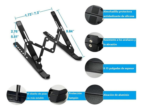 Soporte Para Accesorios Base Para Laptop Portatil Color