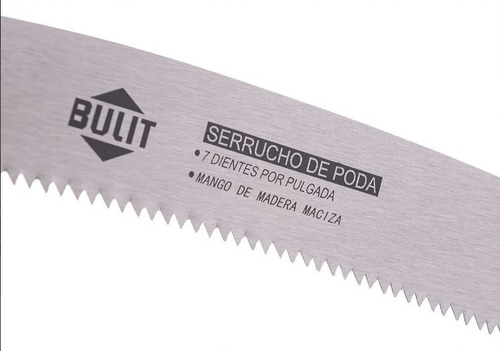 Serrucho De Poda Podar Bulit 350 Mm Mango Madera Maciza