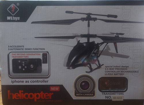 Micro Helicoptero A Radio Control Wltoys S215 C/camara