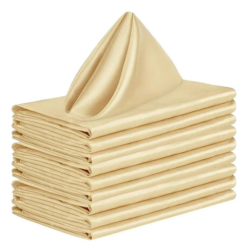 Servilletas Para Bodas, Servilletas De Mesa Doradas