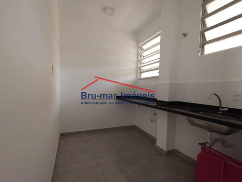 Imagem 8 de 15 de Apartamento 1 Dormitório Reformado Frente A Praia Bairro Ponta Da Praia - X-1701-1