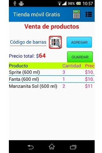 Software Punto De Venta Para Tiendas De Abarrotes (android).