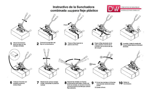 Imagen 6 de 10 de Kit Sunchadora Combinada+fleje+broches