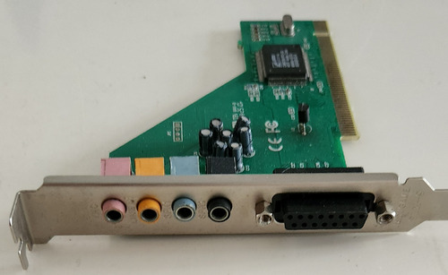 Placa De Sonido Envolvente 3d Pc 4.1 Canales Puerto Midi (Usado)
