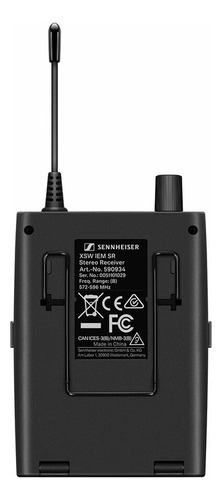 Sistema Sennheiser Mod. Xsw Iem Ek Freq476-500mhz