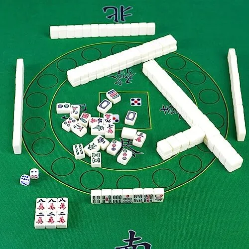 Sacpero Juego De Mahjong Chino Juego De Mahjong Portátil De