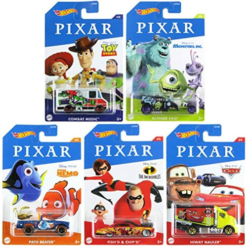 Paquete De 5 Disney Pixar, Coches