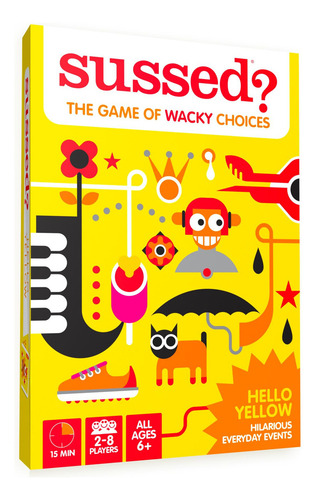 Juego De Cartas Sussed - ¿qué Harías? - Amarillo - 110