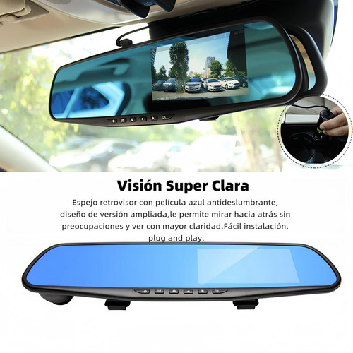 Cámara De Respaldo Con Espejo Retrovisor, Cámara De Salpicad