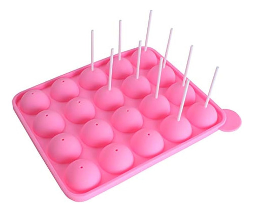 Warmbuy 20 Cavidades Silicona Lolly Pop Party Cupcake Molde