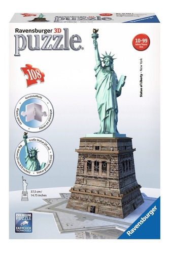 Puzzle 3d Estatua De La Libertad