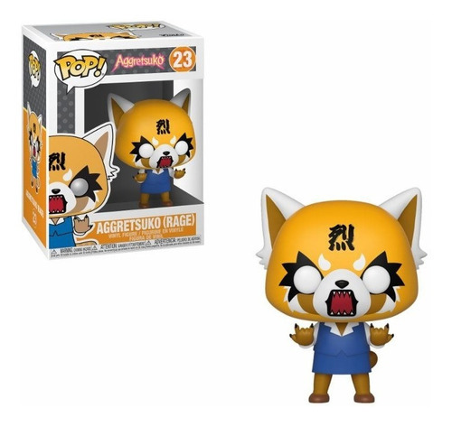 Funko Pop Aggretsuko Retsuko Rage 23 Incluido