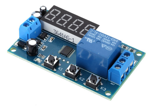 Módulo De Retardo Dc 12 V Relé Timer Retraso Multifunción