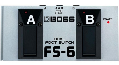 Pedal Boss Foot Switch Duplo Fs6 Efeitos - Footswitch Fs-6