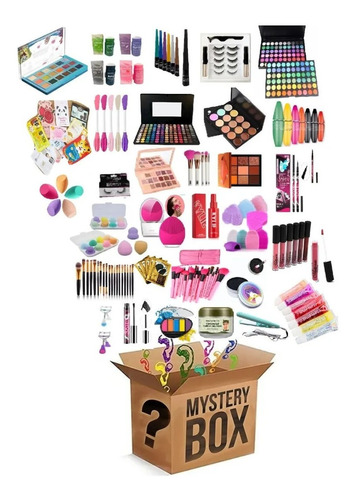 Caja Sorpresa/misteriosa De Cosmeticos Y Maquillaje 20 Pzas