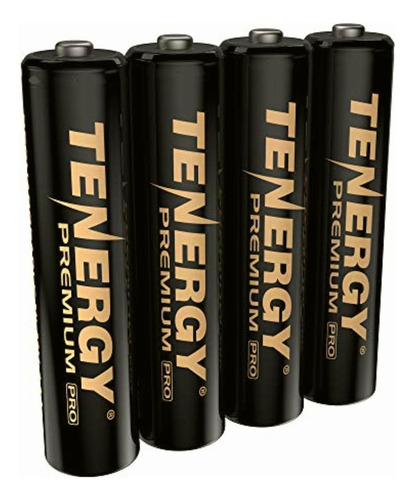 Tenergy Premium Pro Pilas Aaa Recargables De Alta Capacidad,