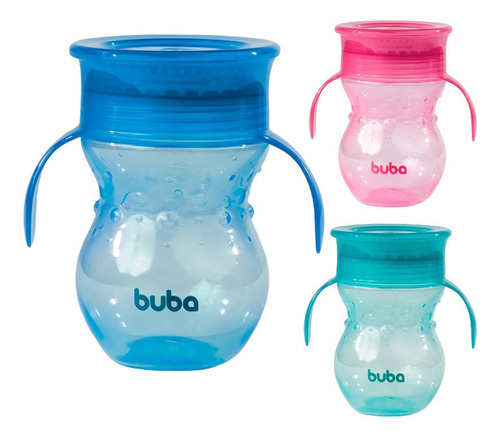 Copo Infantil De Treinamento Com Alça 360° - Buba Baby