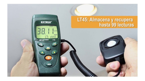 Luxometro Led Extech Lt45 Profesional Global Instruments