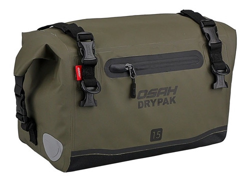 Bolso Motocicleta Impermeable Con Anclajes 15lts Osah Drypak