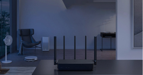Enrutador de doble banda Xiaomi 4 Pro Gigabit 2.4G/5.0GHz color negro
