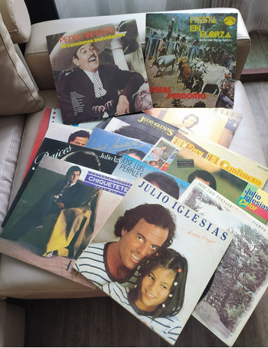 Combo De 16 Discos Acetatos O De Vinil Para Usos Varios 