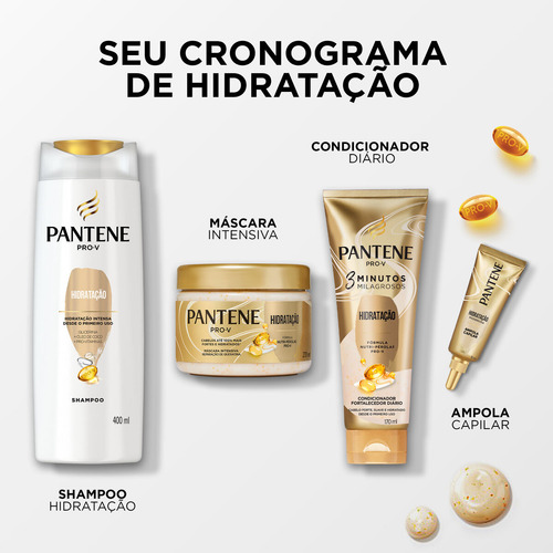 Máscara Capilar Intensiva Hidratação Nutri-pérolas Pro-V 270ml Pantene