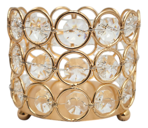 Candelabro Porta Velas Color Oro 8 Cm Hot Sale - Sheshu Home Color Dorado