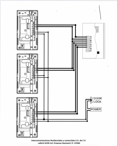 Timbre Para 3 Departamentos Con Voz, 50 M. De Cable Nuevo
