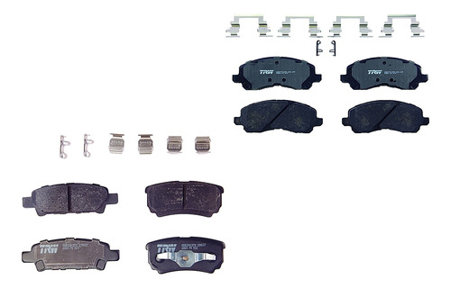 Kit Completo Balatas Cerámicas Dodge Avenger 2008-2014 Trw