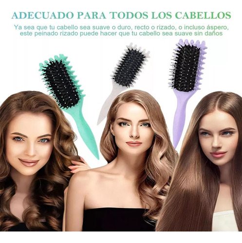 Pincel Bounce Curl Brush, Define Style Rizado Peine