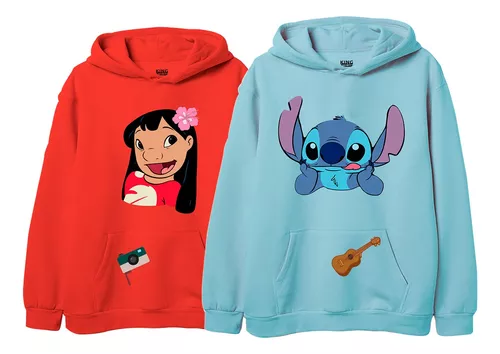 Tiukalh Sudaderas A Juego para Parejas Stitch Sudaderas Mujer con