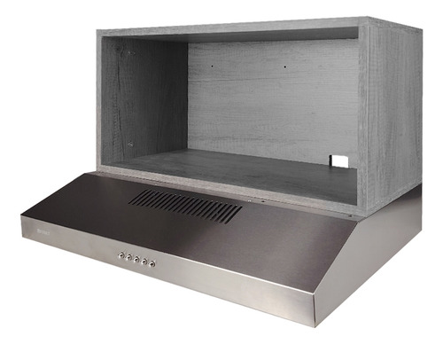 Campana Para Cocina Integral Foset Con Alacena Decomobil Color Lombardia