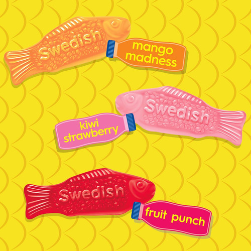 Caramelos Suaves Swedish Fish Frutas Snapple 102g