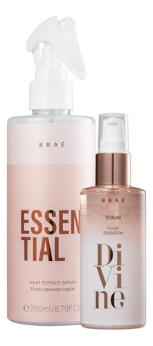 Braé Sérum Plume Sensation Divine + Fluído Essential 260ml