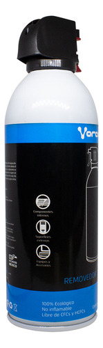 Removedor De Polvo Vorago Cln-100 Aire Comprimido 440 Gramos