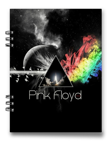 Cuaderno Pink Floyd 15x20 Cms 100 Hojas