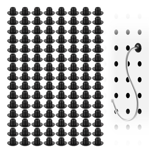 Ybeaty 120 Pcs Pegboard Barraks Peg Hook Stoppers Push Push