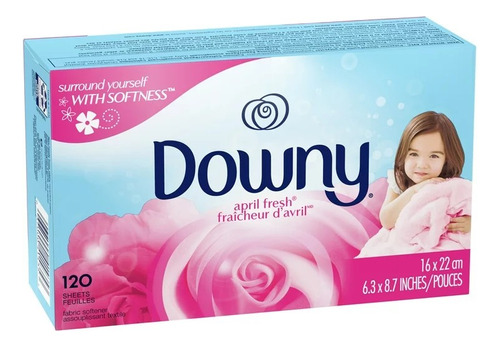 Toallas Suavizantes De Telas Downy 120 Pzas