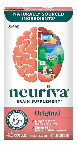 Suplemento cerebral Neuriva, enfoque en el aprendizaje y memoria