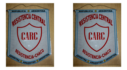 Banderin Grande 40cm Resistencia Central Chaco