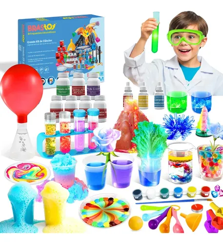 Brastoy Laboratório Infantil Brinquedo Científico Educativo