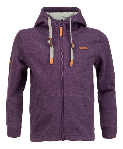 Poleron Niña Insigne Full Zip Hoody Purpura Lippi