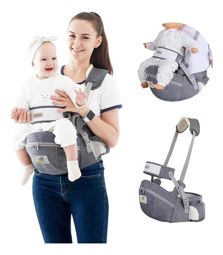 Portabebé Asiento De Cadera,portador De Bebé Ergonómico