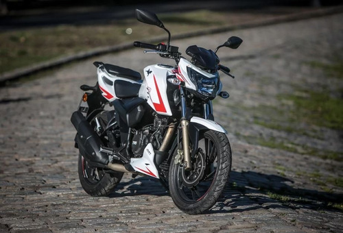 Imagen 4 de 25 de Moto Tvs Rtr 200 4v 2.0 Blanco By Beta Puesta En La Calle!!!