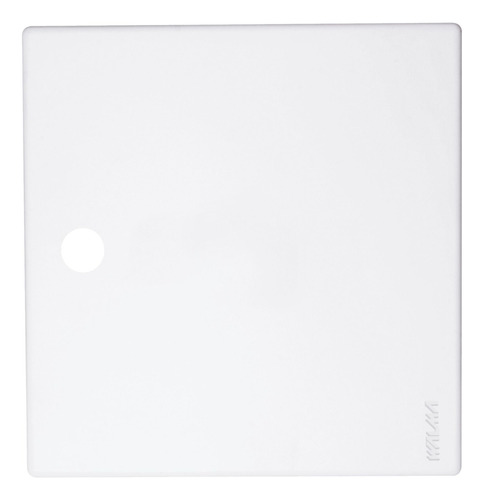 Placa 1 Saída De Fio + Suporte 4x4 Branco Modular Walma 