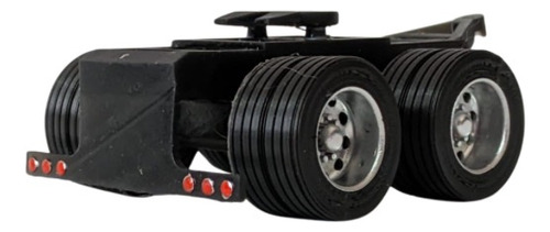 Dolly Miniatura Para Hacer Remolques Full Escala 1/64 Negro